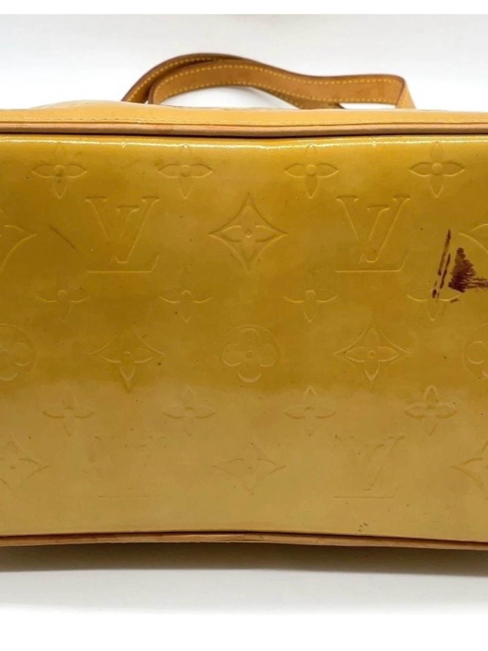 Louis Vuitton Yellow Patent Monogram Tote - Picture 2 of 16